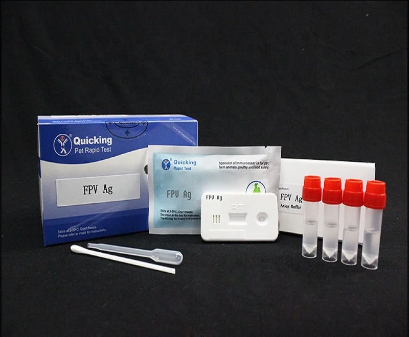 Hot Sale Rapid Test Kit Feline FPV Ag Test Device for Cat Use Testing Equipment from Manufacturer Directly