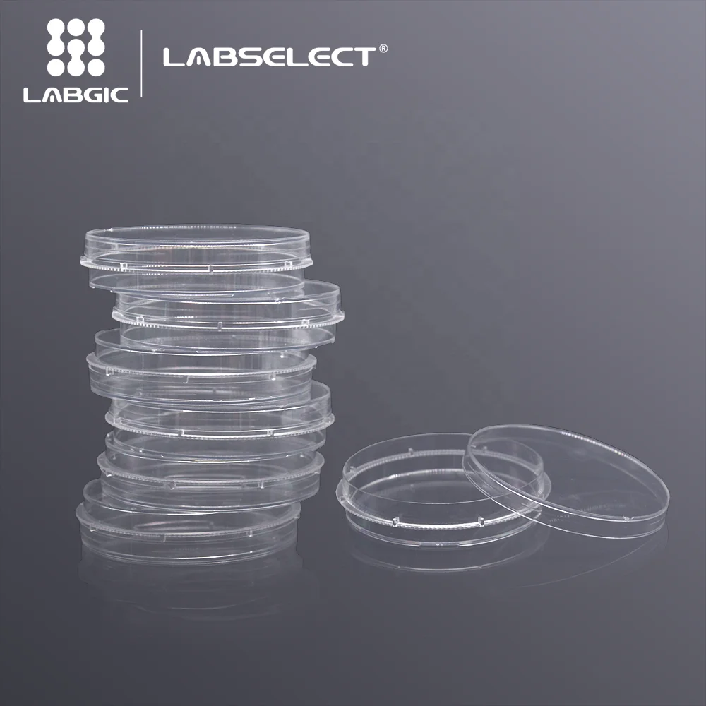 Labgic cell cuture dish 100mm petri dish easy to handle Labselect lab dish