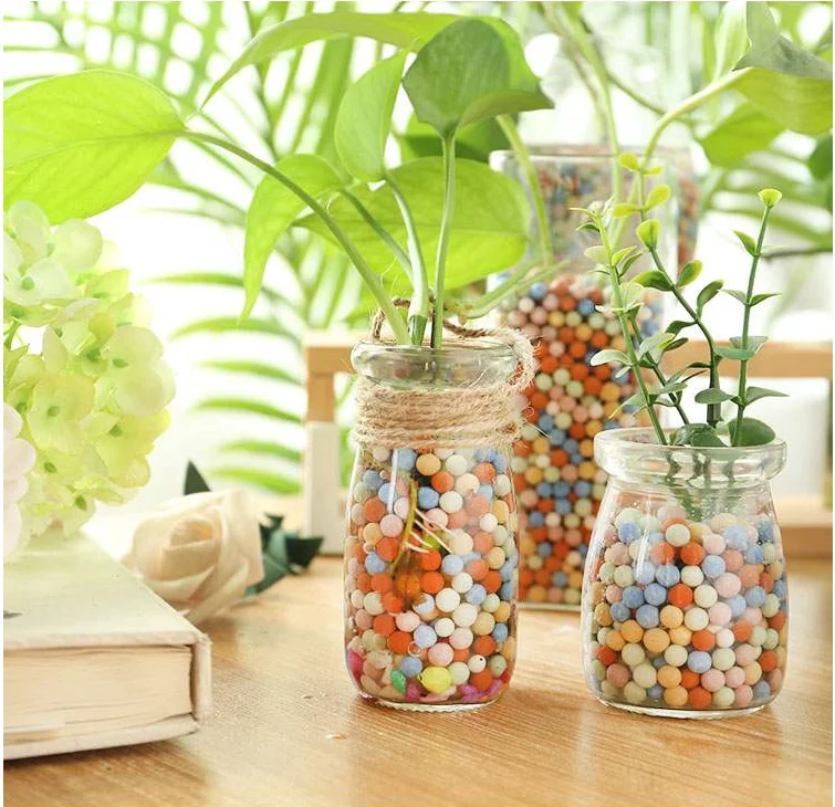 colorful Hydro Clay Pebbles and Soilless culture nutrient balls for Grass dolls leca ball Popper