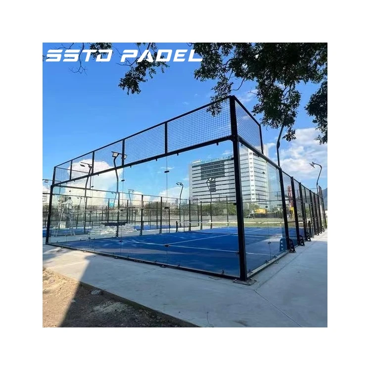 12mm Tempered Glass 2 V 2 Padel Court, Panoramic Padel Court