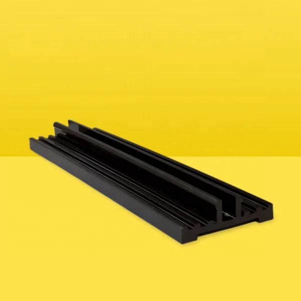 uhmwpe guide rail UHMW Capped Conveyor Impact Bar pe wear strips