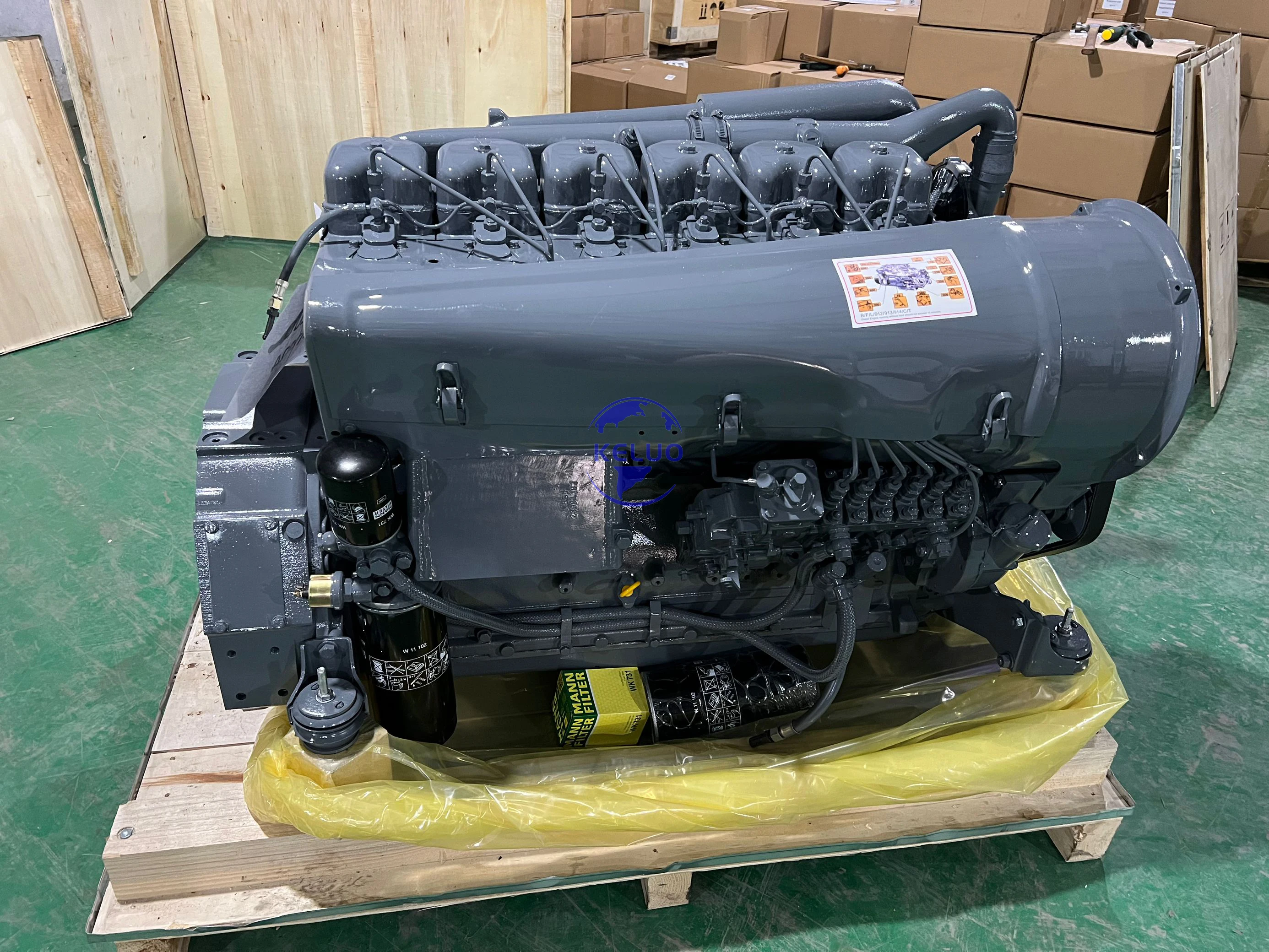 Construction Engine of BF6L914 BF6L913 with air-cooled diesel engine for truck