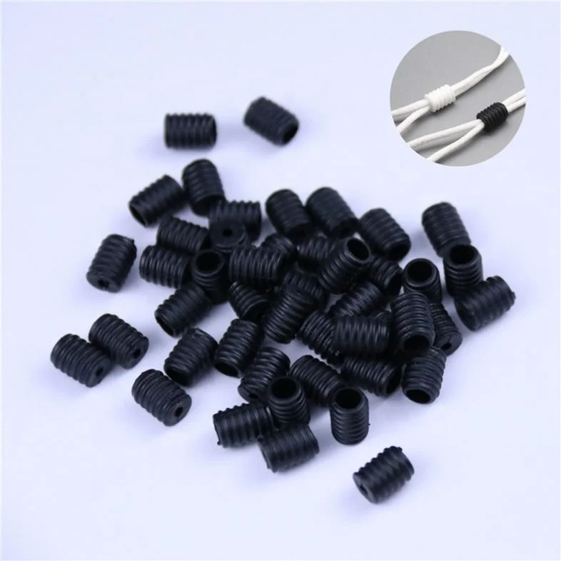 Hot Selling Cord Locks Toggles  Ear Loop Adjustment Buckle Silicon Stopper