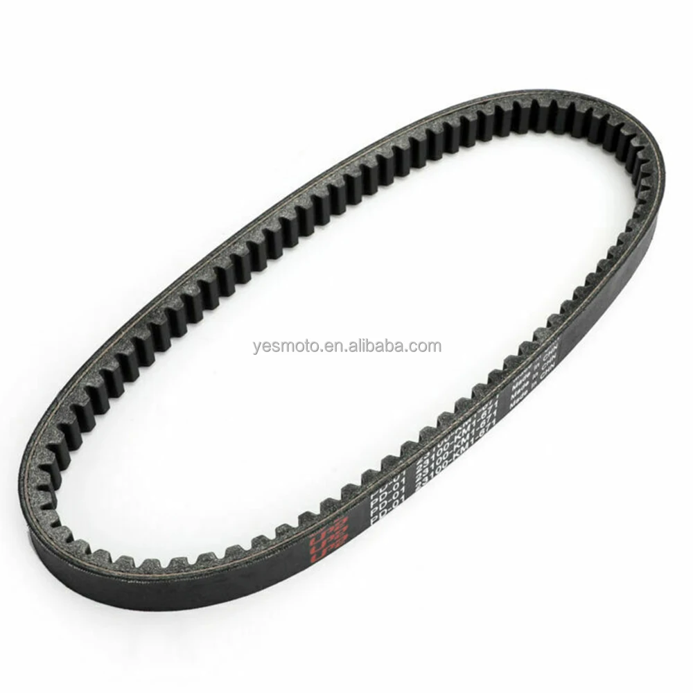 Black motorcycle Premium Fiber Drive Belt For Honda CH250 Elite 1985-1990  CN250 Helix CN250 Spazio 1986 1987 1988  -2007