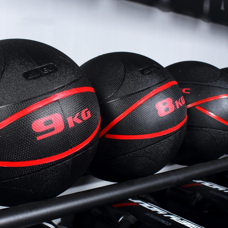
Fitness Rubber Weighted Ball Medicine Balls with Handles Gym Wall Slam Ball 1-10 KG 