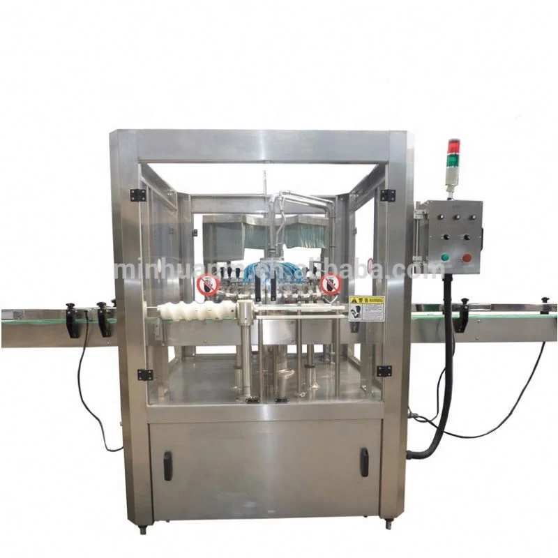 Easy to clean Linear type manual water bottle filling machine