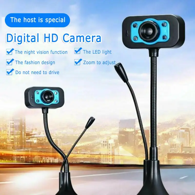2023 Original HD Webcam Basic HD Video Calling Webcams With Microphone Online Class Computer Camera