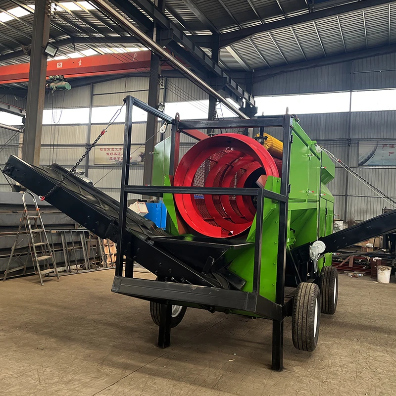 Rotations Hopper Heavy Duty Trommel Separation Screen for Aluminum Scrap