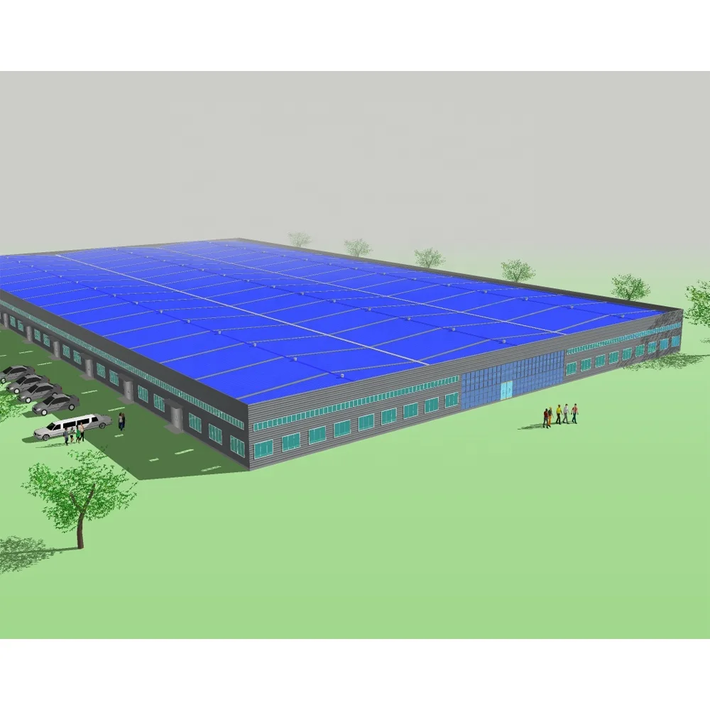 light metal building construction gable frame prefabricated industrial steel structure warehouse