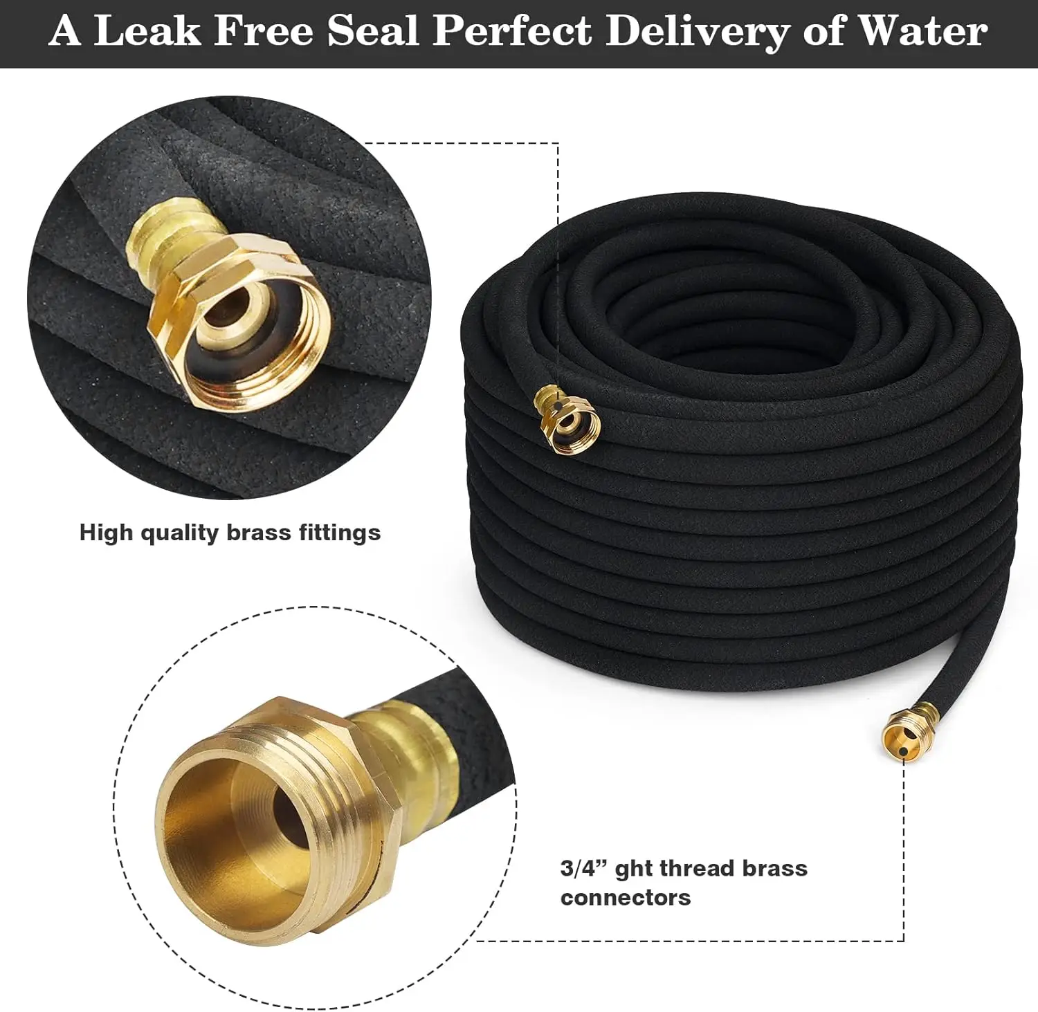 Factory Wholesale Professional Black Soaker Hose for Garden Flexible Saving Water Agricultural Soaker Hose