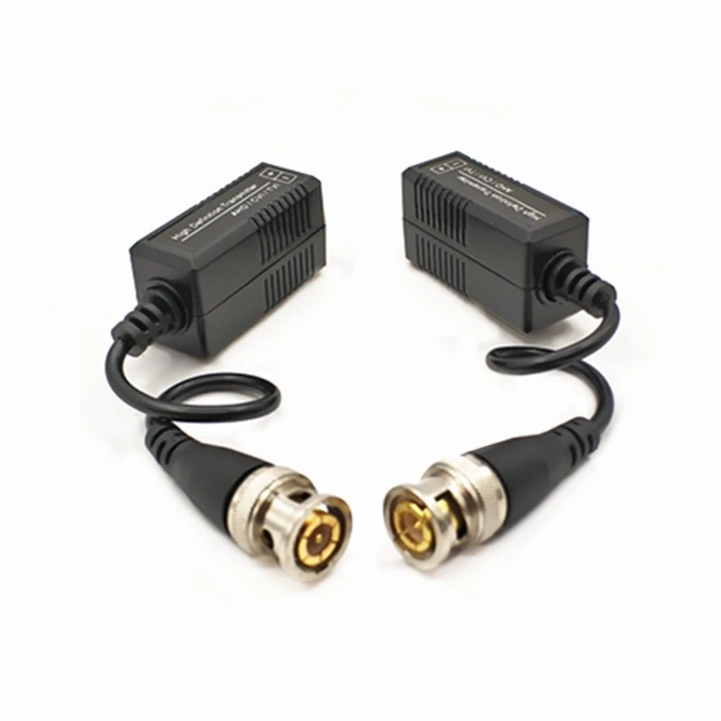 HD twisted pair transmitter passive coaxial video balun card terminal video transmitter