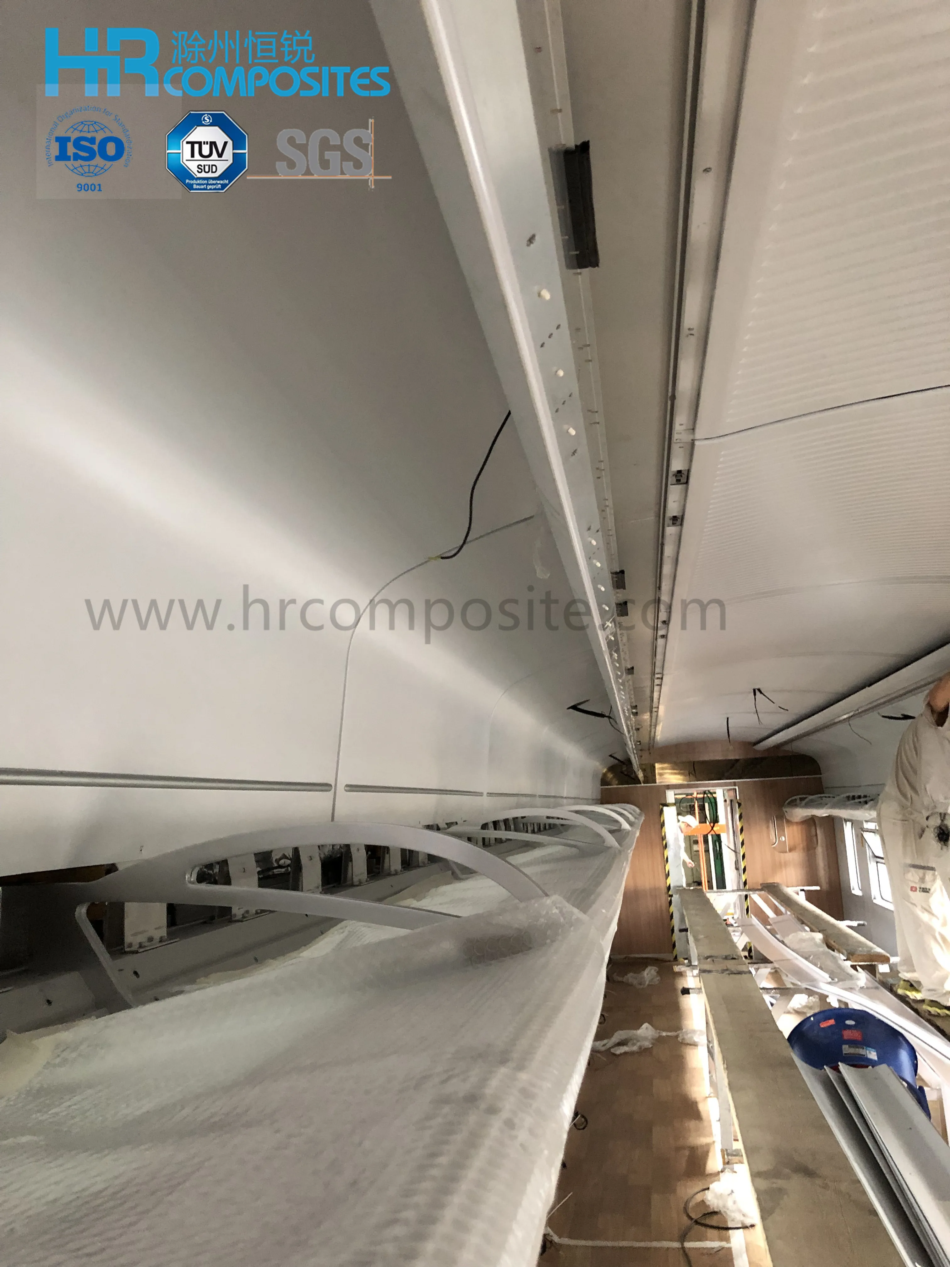 HIGH SPEED TRAIN INTERIOR KIT SET OF SIDEWALL PANEL CEILING SHEET FOR EMU