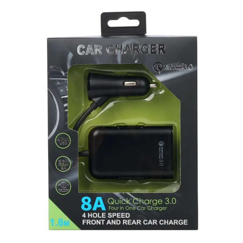 2020 Popular Trending Wholesale Factory Price Fast USB Charger Dual QC 3.0 Car Charger