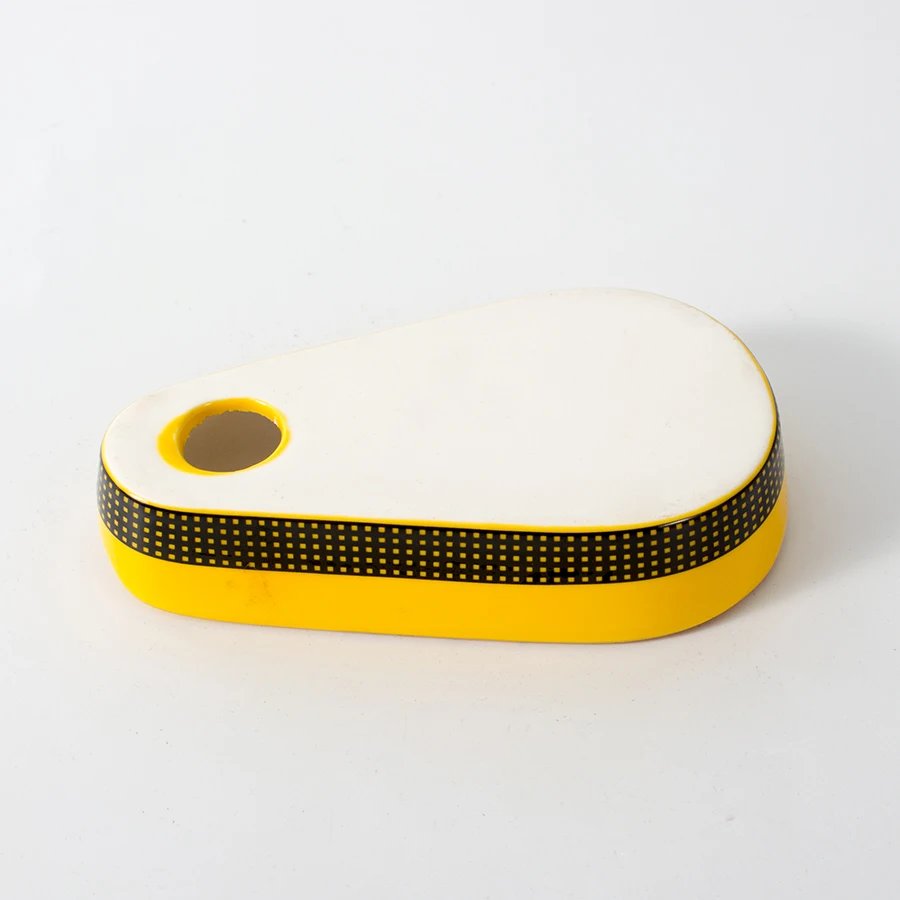 Wholesale custom logo handmade cigarette ashtray colorful modern portable ceramic cigar ashtray luxury