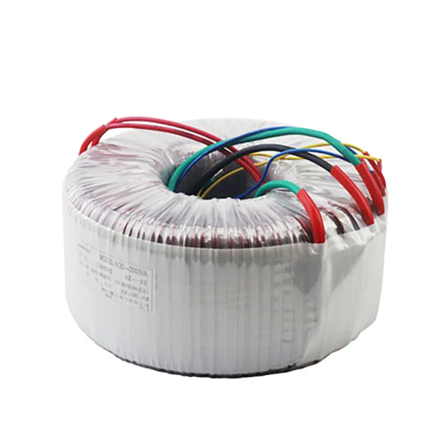 buy 5000 watt 220V 380V 24V 12V step down toroidal transformer with Best Price