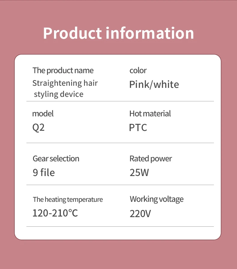 Fashion Hot Multifunctional Hair Beard Straightener Curler Brush Hair Fast Styling Tool Electric Hot Comb