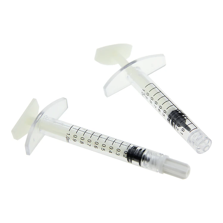 SN004-6 ZOGEAR 1cc medical disposable plastic injection syringe