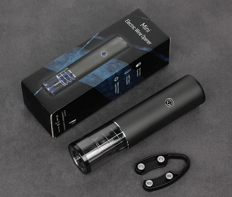 Smart Home Products Mini Rechargeable Electric Wine Bottle Opener Portable Wine Corkscrew with Company Logo