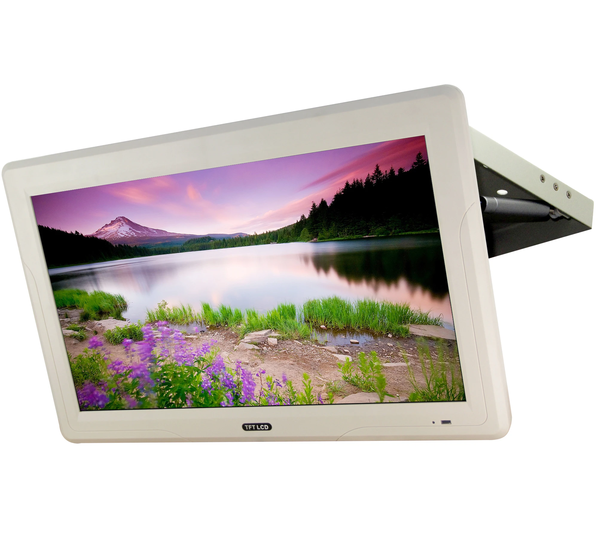 23.6 inch bus tv monitor minibus flip down monitor van roof mounted monitor 1920*1080