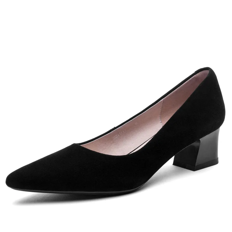 
Wholesale Price Wedding Comfortable Beautiful Black Women High Heel Shoes Leather 