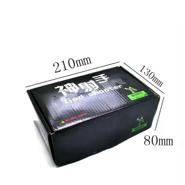 New outdoor stainless steel red laser 6-strand rubber band wrist support hunting shooting slingshot