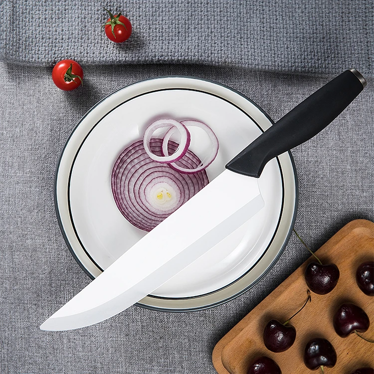 Hot Selling Plastic Handle Chef Knife Kitchen Knife Ceramic Knife