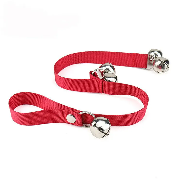 Bell pendant pet doorbell rope training dog going out alarm bell lashing Guide dog training doorbell