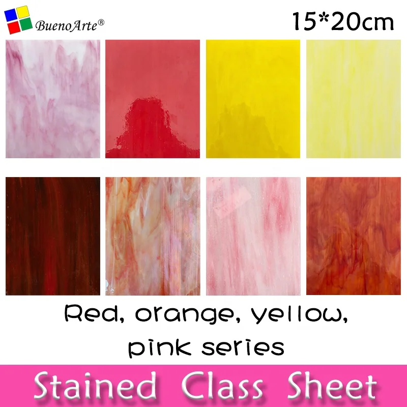 Art Stained Glass Sheets Opal Series Cathedral glass for DIY Mosaic works art supplier Tiffany glass