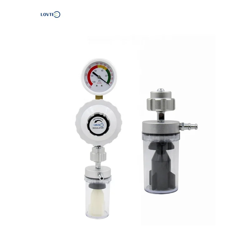 2024 Widely used superior quality medical fluid collection pressure Suction Vacuum Regulator with safety bottle jar