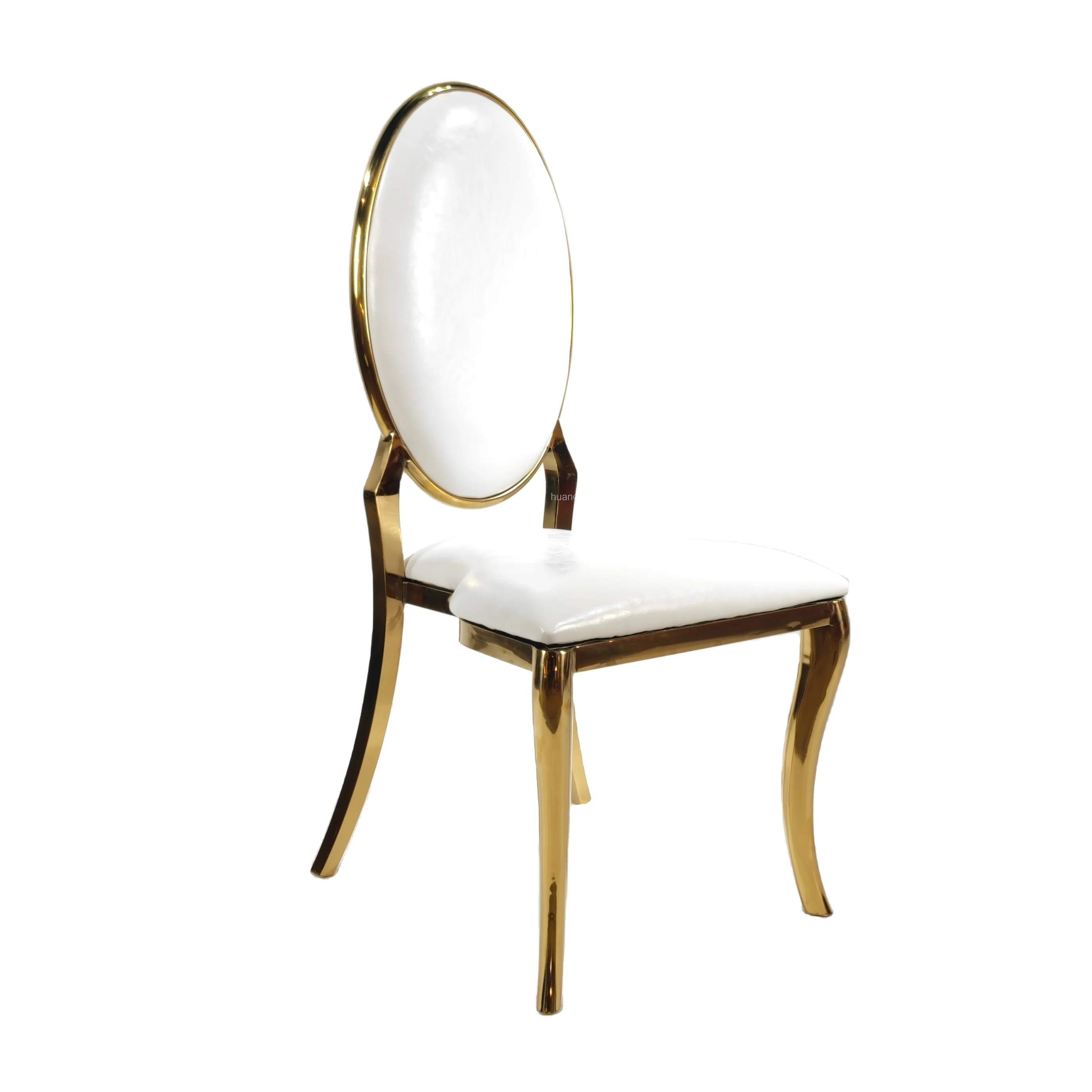 Rental Fancy Gold Stainless Steel Wedding Chair For Restaurant And Banquet