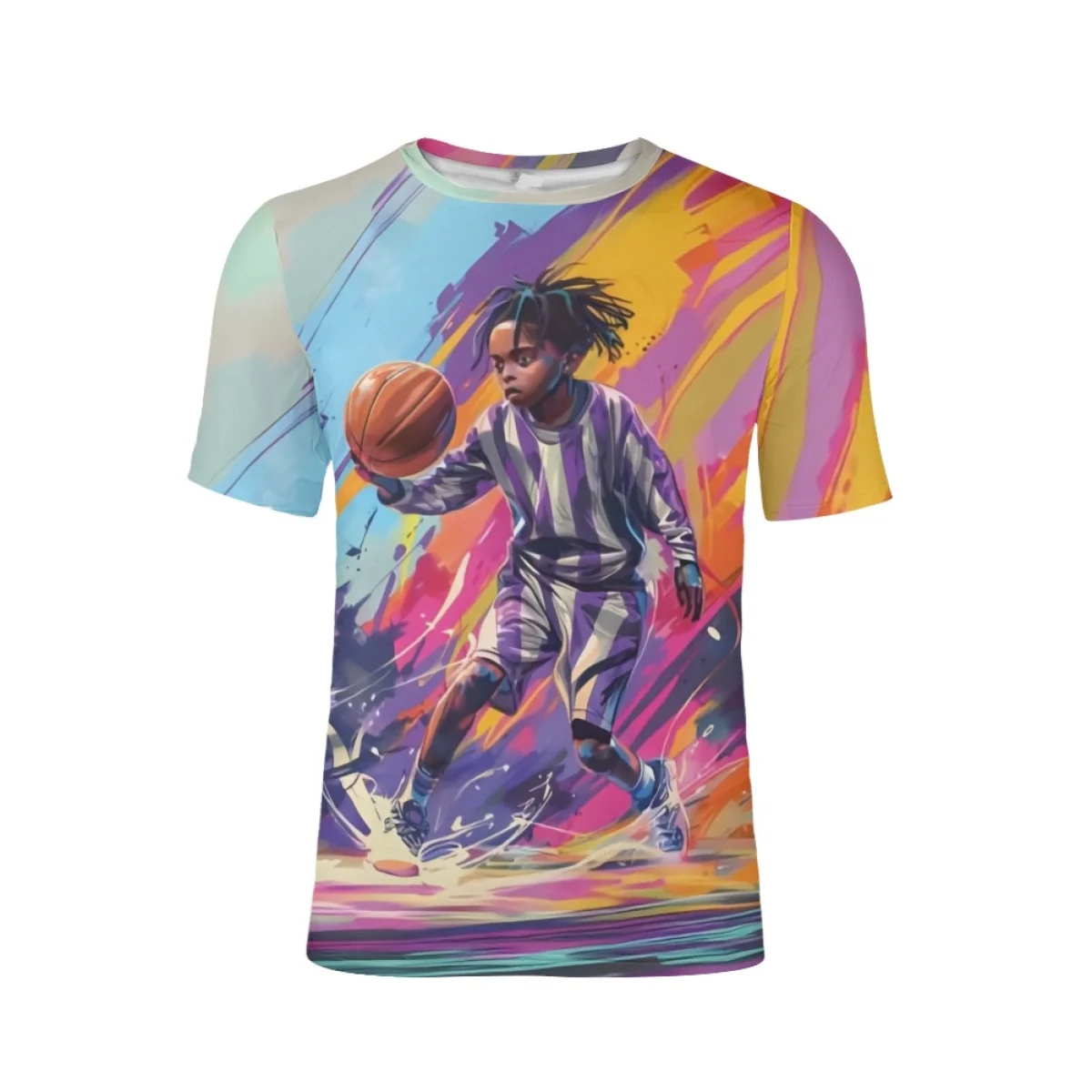 Custom Design Pattern Paris game uniform T-shirts in 2024 Hotsale African Afghan Korean girls play basketball attire