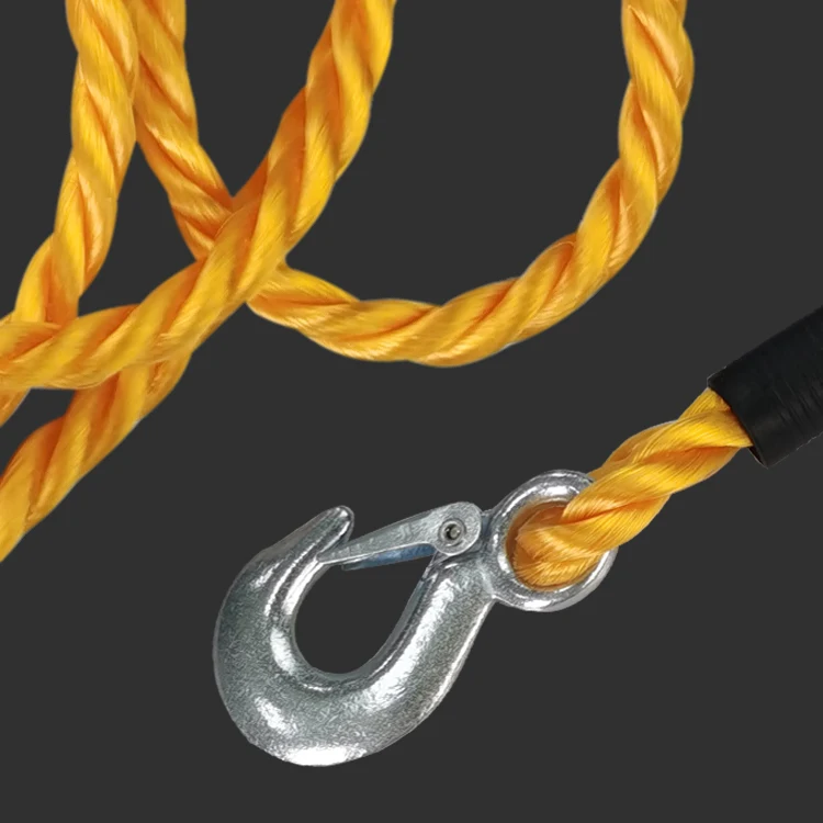 Flexible Portable Emergency Tool High Stretch Heavy Duty Car Trailer Towing Rope 12mm diameter