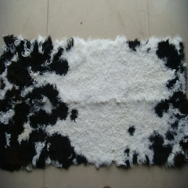 White Fashion Fur Area Rug for Living Room Winter Carpets and Rugs Goat Sheep Fur Carpet