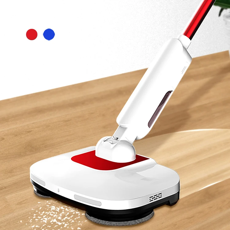 
2021 New Design 6 in 1 Electric Broom with LED Light UV Sterilize Water Spray Dust Suction Floor Mopping 