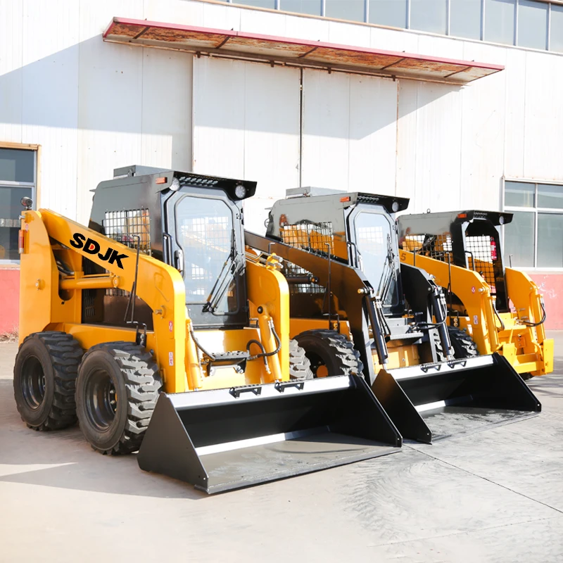 China Top Brand SDJK Factory Mini Small Skid Steer Loader Skid Steer on Sale Support customization