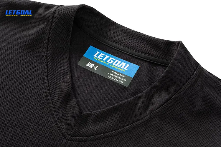 Factory Price Black Hockey Wear Team Practice Blank Custom Hockey Jersey