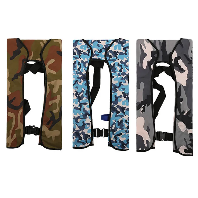 Factory cheap swimming surfing safety EC Adult airbag auto manual Inflatable swimsuit marine Life Jacket Water Rescue Life Vest