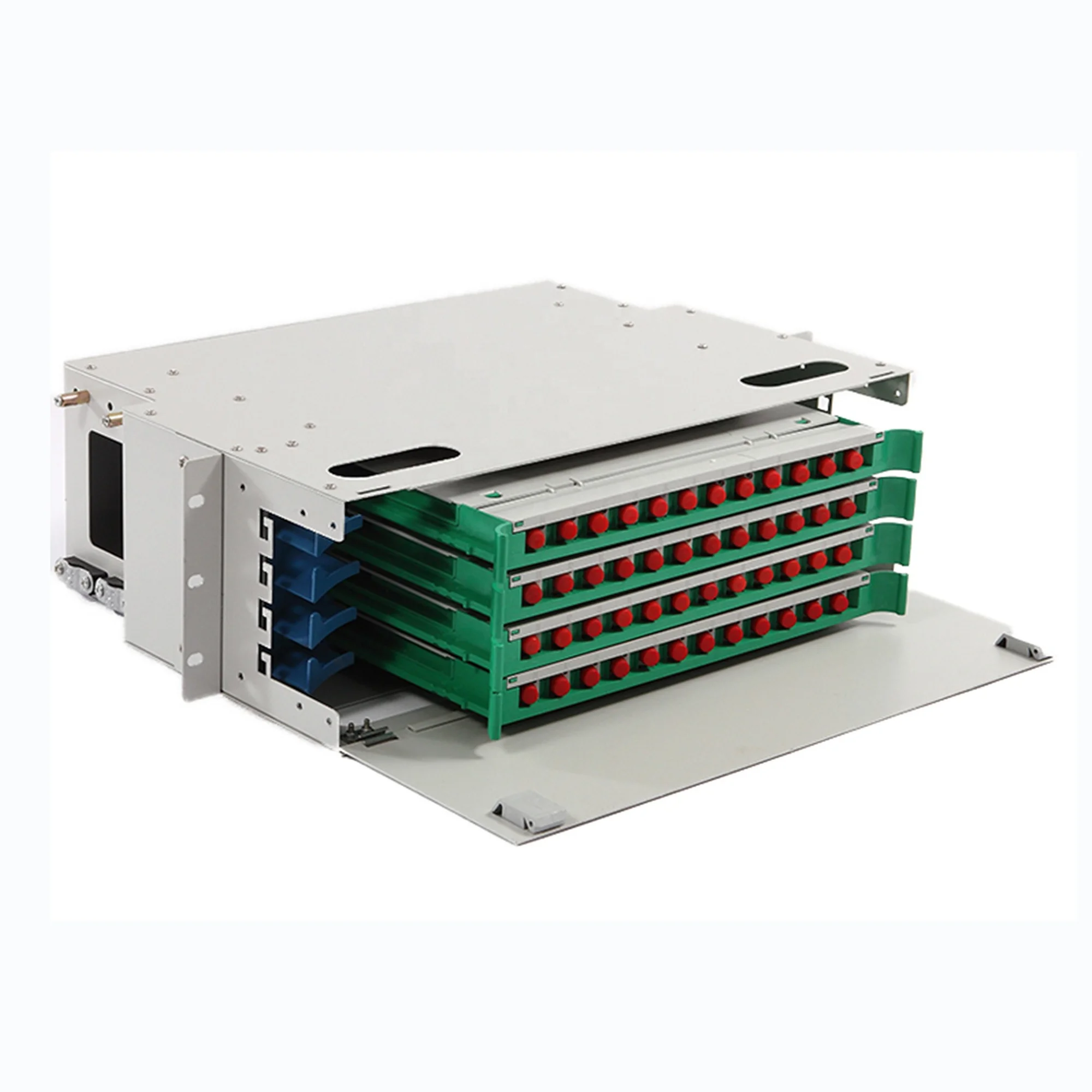 48 Core SC FC ST Full-Load ODF Optical Distribution Frame with 48pcs Adapter and 48pcs Pigtail