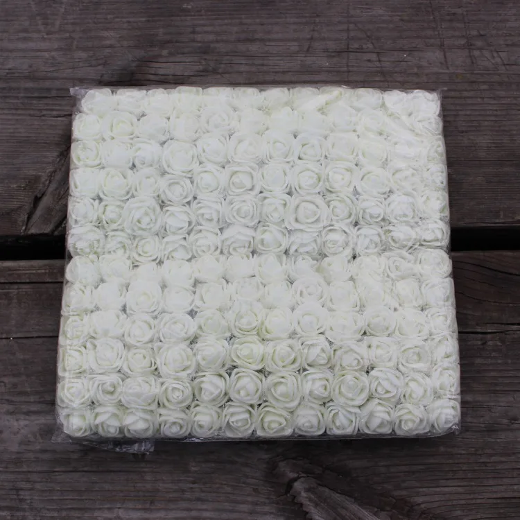 Artificial rose, handmade foam flowers,diy candy box, garland accessories 144pcs/bag