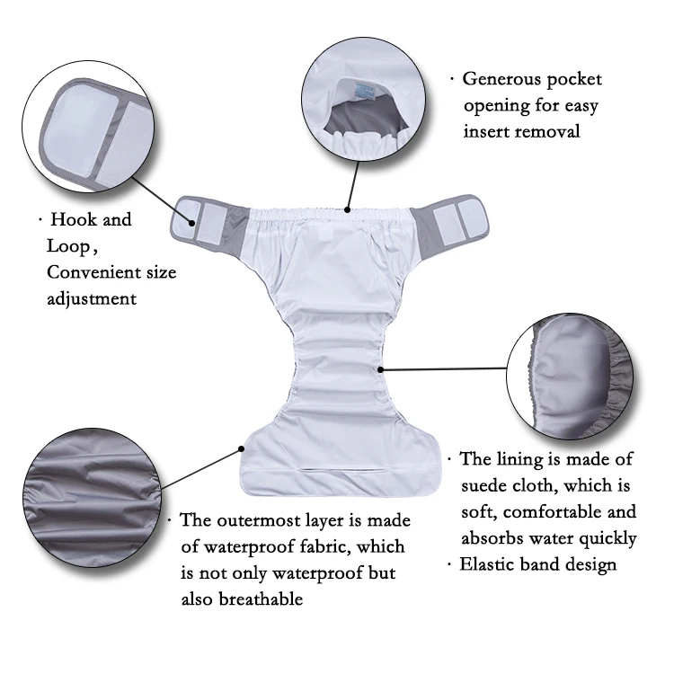 2022 Ananbaby Hospital Adults Diapers Pant Men Wearing Cloth Pants Adult Diaper In Bulk