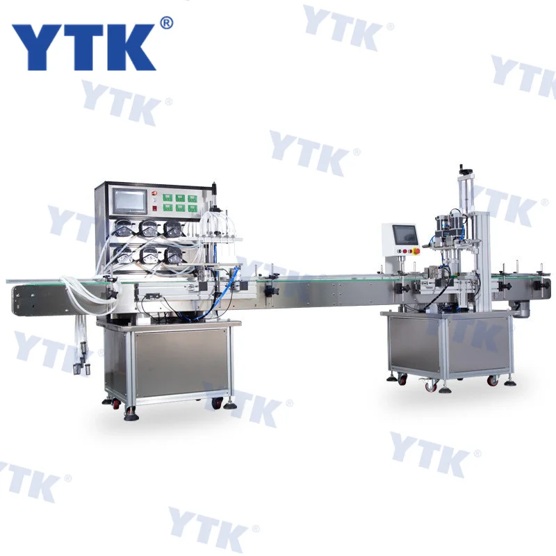 Automatic peristaltic pump filling machine liquid filling capping machine fruit juice filling production line