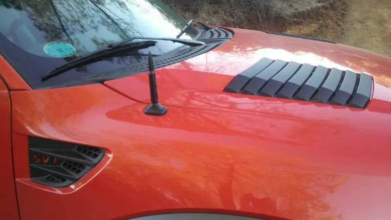 FORD F150 RAPTOR 50 CAL CALIBER BULLET ANTI THEFT COPPER COIL ANTENNA BLACK KIT