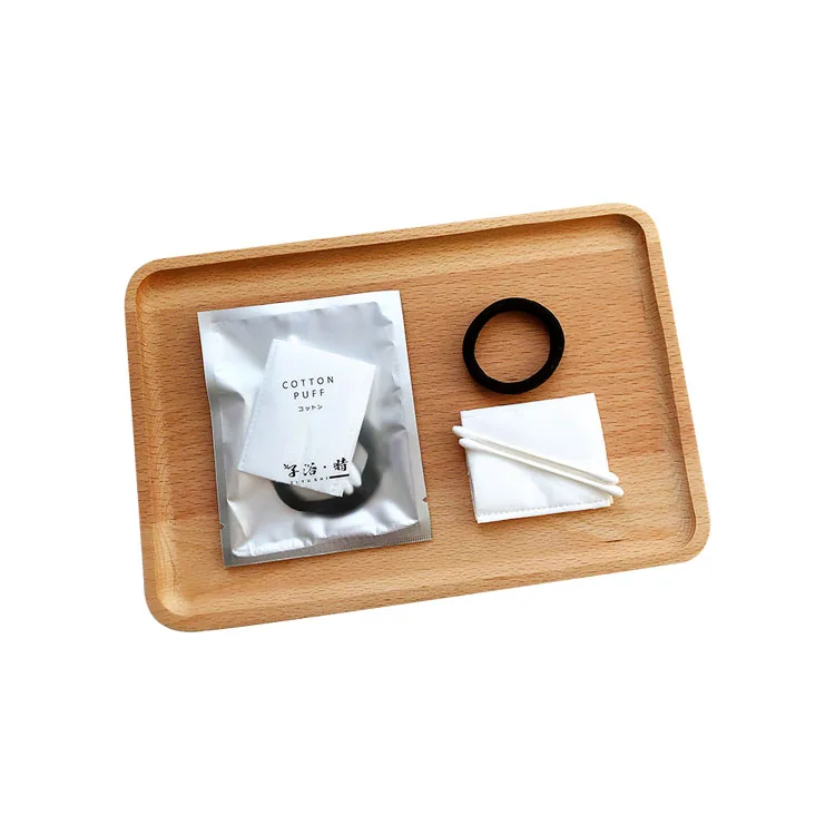 Wholesale Custom Package Disposable Hotel Suppliers Cotton Set Vanity Kit