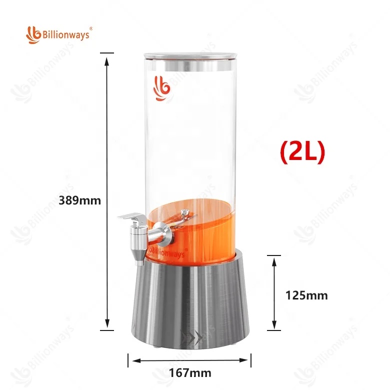 Factory PC Tube Draft Beer Dispenser Food Grade With Filter Wine Beverage Stainless Steel Beer Tower Dispenser