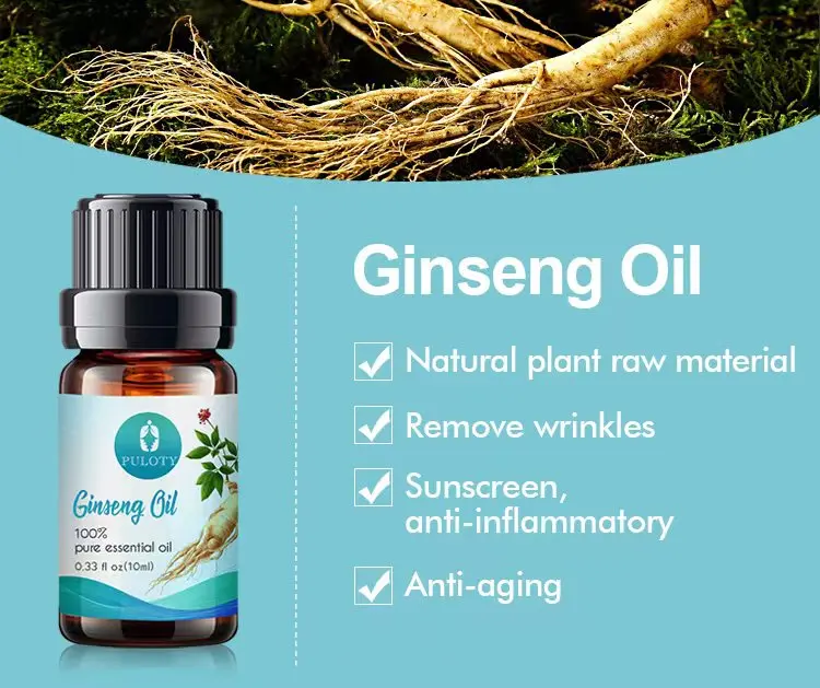 China Ginseng root extract 100% Pure and Natural Ginseng Root Extract Oil 30ml for Cosmetic and Skincare