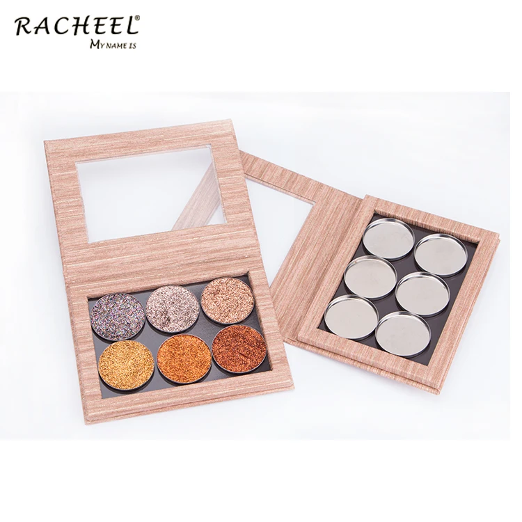 RACHEEL DIY Empty Eyeshadow Eye Makeup Magnetic Palette Packaging Private Label