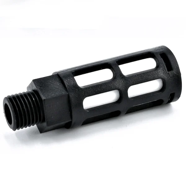 Air Silencer Plastic Exhaust Muffler Pneumatic 1/8 1/4 3/8 1/2 Male Thread Absorb Noise Filter Slip Lock For Misting Pump