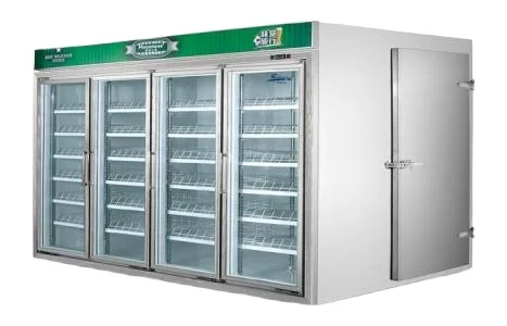 China cooler glass door with heating frame 30*79 doors use for walk in cooler which for fresh fruits and vegetables in store