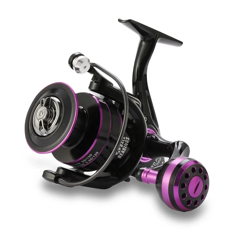 Manufacturer Price High Quality 1000-6000 Series 5.0:1 10KG Max Breaking All Metal Spinning Fishing Reel
