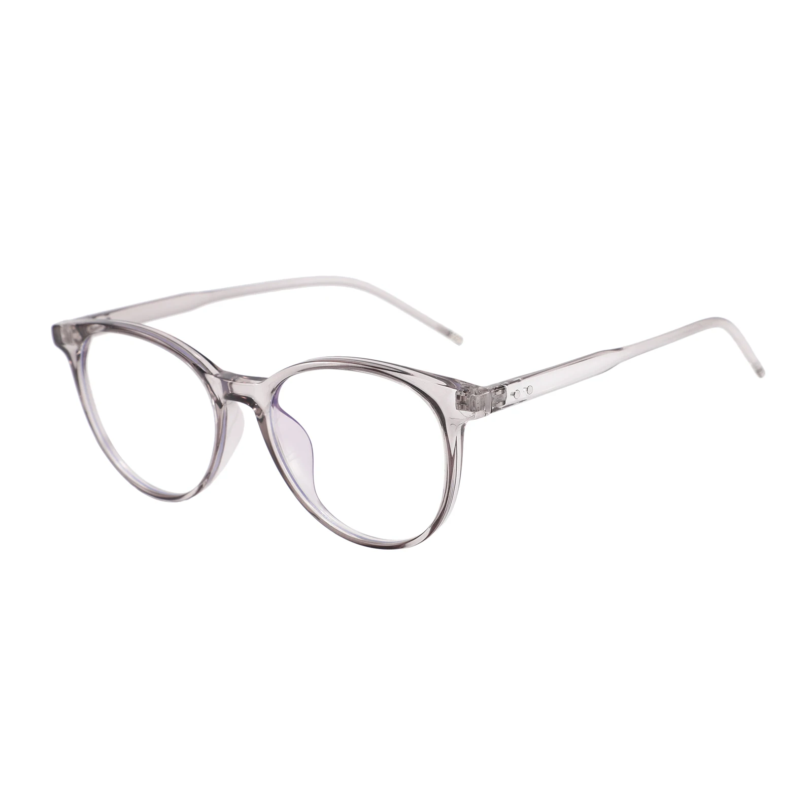 Tr90 Anti Blue To Block Light Computer Glasses Mobile Phone Bluelight Blocking Protection Round Eyeglasses